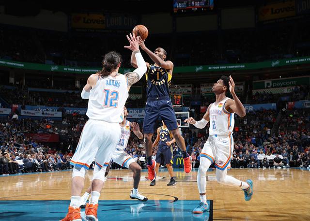 Indiana Pacers 107-100 Oklahoma City Thunder