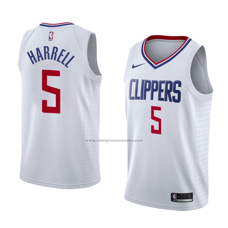Camisetas basket baratasCamiseta Los Angeles Clippers Montrezl Harrell #5 Association Blanco