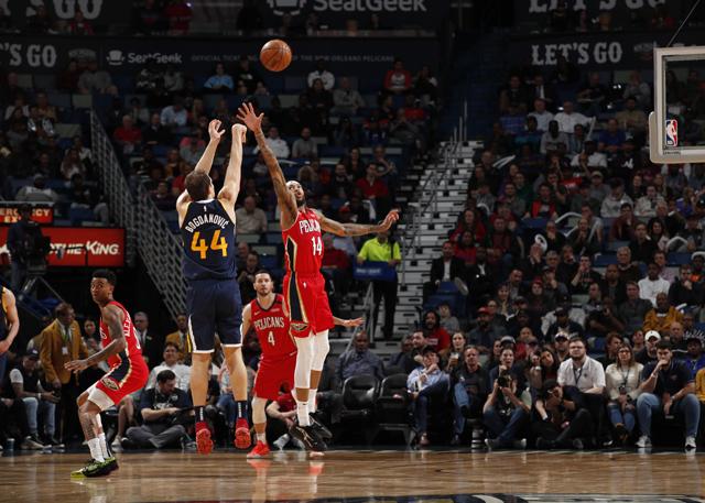 Utah Jazz 128-126 New Orleans Pelicans