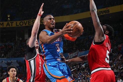 Oklahoma City Thunder 119-106 Portland Trail Blazers