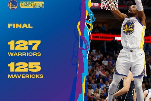 Warriors vencen por poco al Llanero Solitario sin Irving